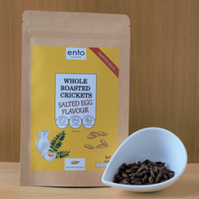 Load image into Gallery viewer, ento Salted Egg Yolk Roasted Crickets 25g