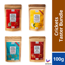 Load image into Gallery viewer, ento Roasted Crickets 100g - Taster Bundle